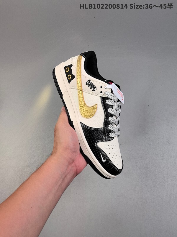 公司级✅Nike Dunk Low Retro ‘DIY高端定制’耐克 低帮休闲运动板鞋 原装头层材料