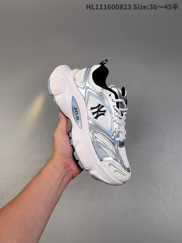 美职棒（MLB）BigBall Chunky 纽约洋基队厚底增高老爹鞋男女复古鞋中性纽约洋基队休闲经典运动鞋