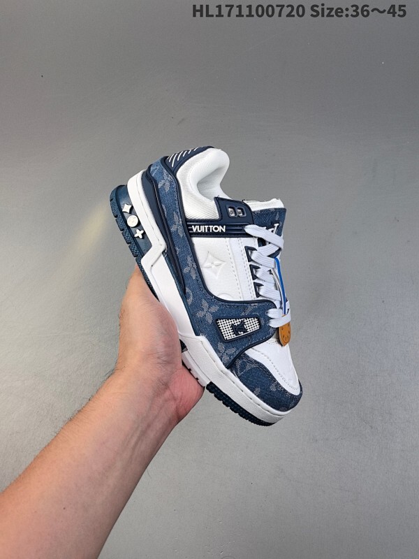 ✅Louis Vuitton Trainer Sneaker Low 全新 LV 路易威登 休闲运动文化百搭板鞋 ！