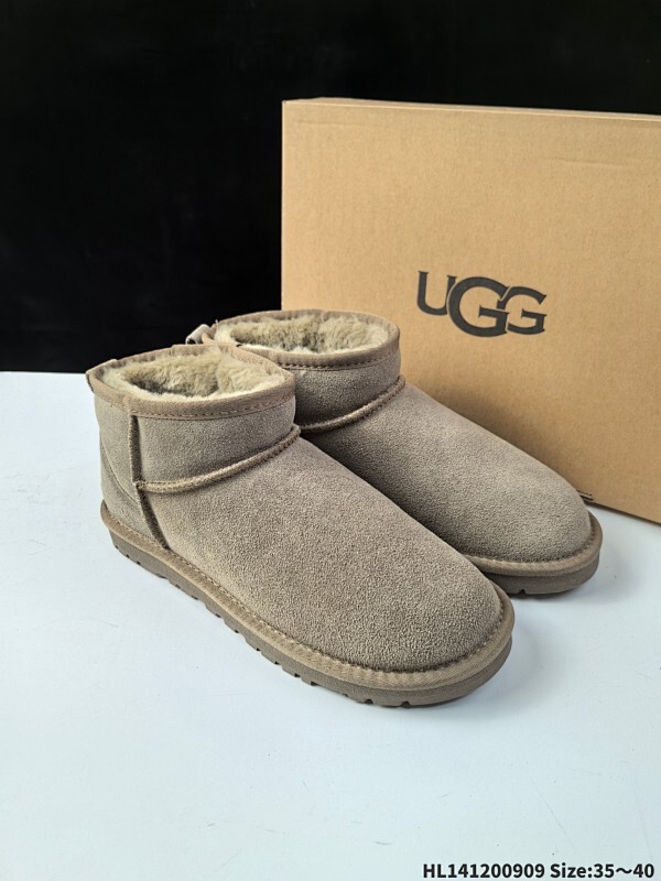 集合  新货#UGG 塔茨系列加厚款 穆勒风包头5CM半拖鞋 民族风秋冬雪地靴  羊皮毛一体高品质 保暖锁热