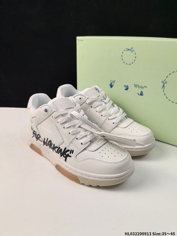 Off-White™ c/o Virgil Abloh 杨幂同款Out Of Office Low-top Leather OW联名 箭头OFF-White