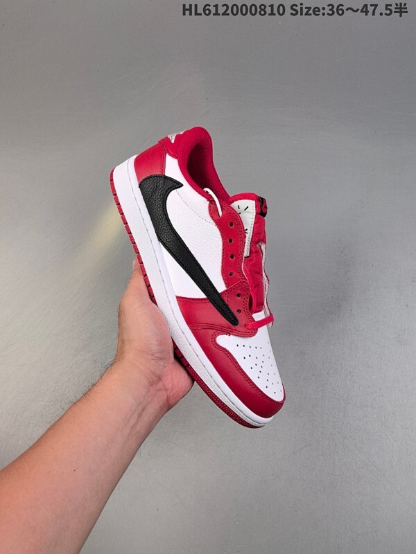 公司级✅Nike Air Jordan 1 x Travis Scott AJ1倒勾 乔一倒钩 耐克 低帮文化篮球鞋