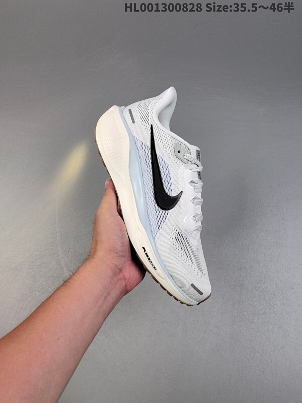 真标带半码 Nike Air Zoom Pegasus 41 耐克 飞马41代 低帮 米灰黑 舒适百搭双层织物耐磨透气低邦马拉松跑步鞋