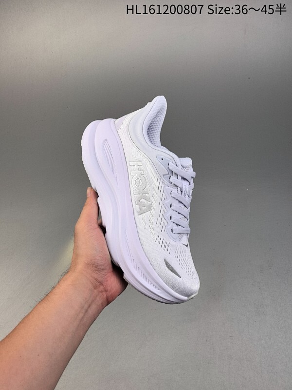 公司级✅HOKA ONE ONE Bondi 9 复古舒适防滑耐磨 低帮 山地户外跑步鞋