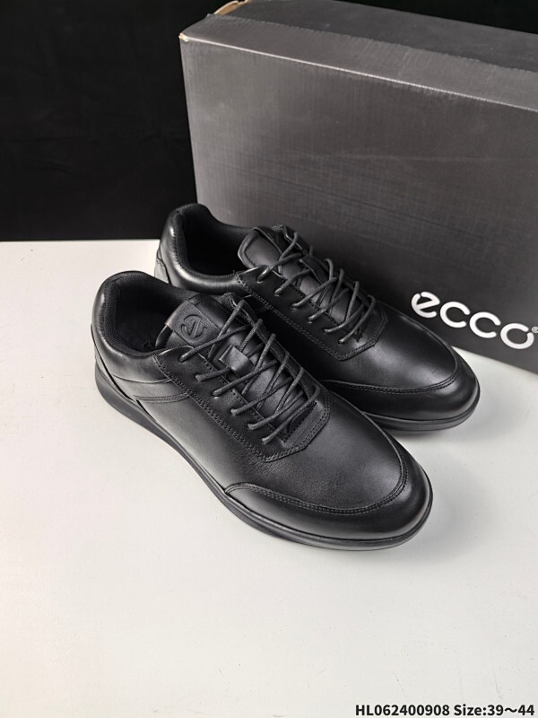 【公司级】ECCO爱步 小红书爆款皮鞋 新款百搭休闲款 Ecco/爱步男士户外休闲鞋透气轻质系带轻便老爹运动鞋