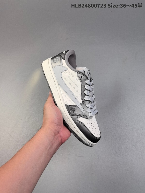 特价福利‼️ 公司级✅Nike Air Jordan 1 x Travis Scott AJ1倒勾 乔一倒钩 ‘DIY’定制 耐克 低帮文化篮球鞋