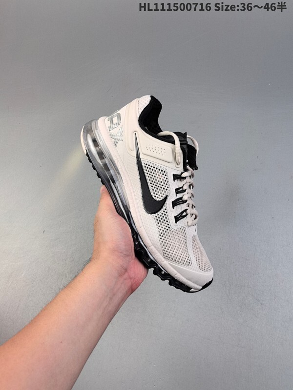 Nike Air Max 2013 复古单品 耐克复古透气网布气垫跑鞋#搭配全掌式 Max Air 气垫，为步伐注入充沛活力。半透明中底和外底，为整体造型画龙点睛，打造舒心时尚