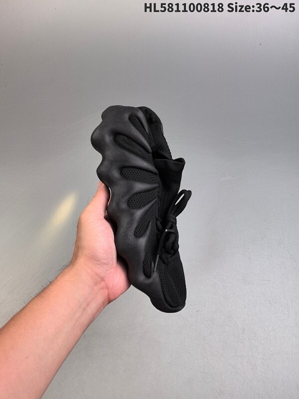 ✅阿迪达斯 adidas Yeezy 450  侃爷椰子 贾斯丁比伯同款 编织袜套鞋 该系列搭配夸张的锯齿中底设计