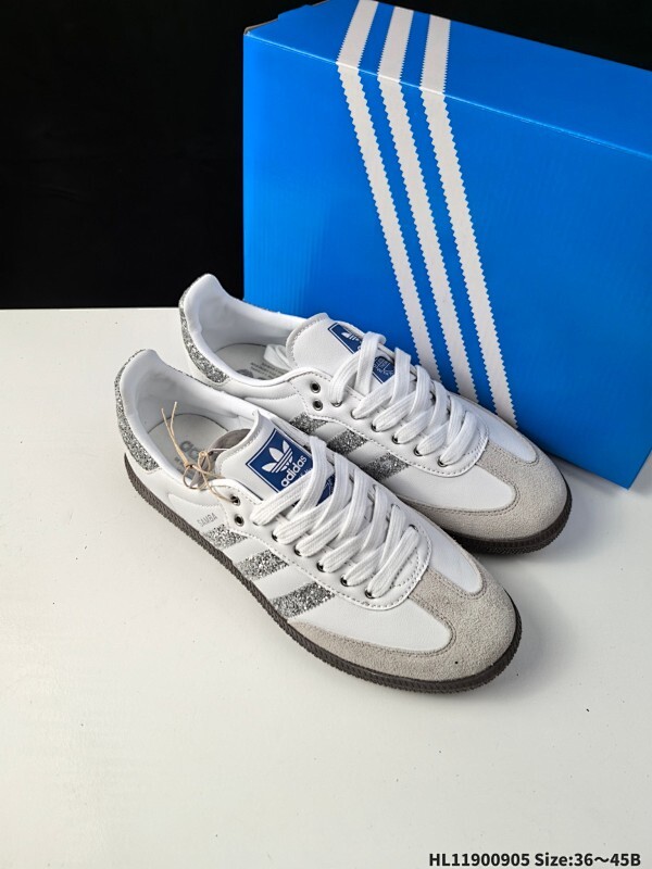 真标✅Adidas Originals Samba OG 桑巴舞系列 阿迪达斯 三叶草 绅士德训足球风百搭低帮休闲运动板鞋