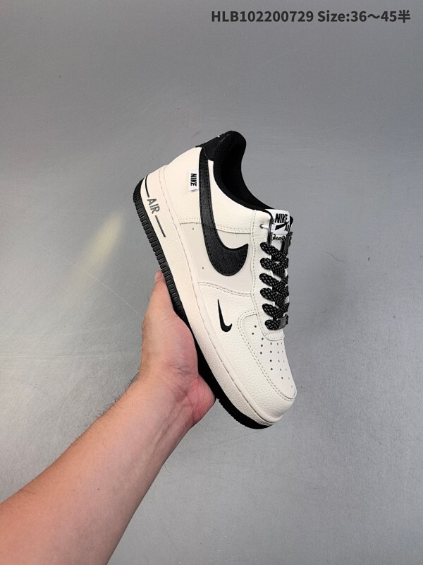 Nike Air Force 1 Low Supreme联名 原楦头原纸板 打造纯正空军版型 专注外贸渠道 全掌内置蜂窝气垫