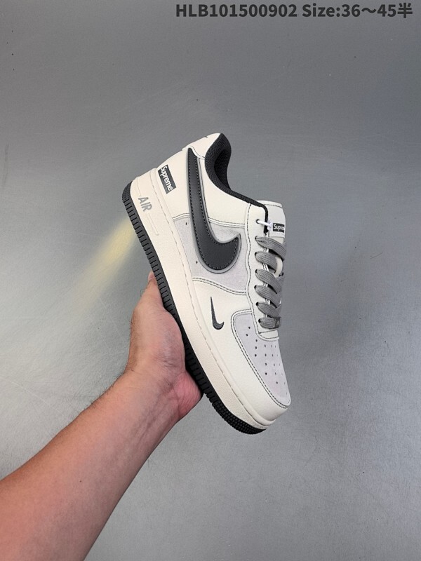 价福利  Nike Air Force1 07 low 斯图西联名 定制空军 #原楦头原纸板  打造纯正空军版型