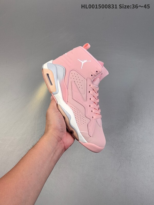 Air Jordan MVP 678 高帮 粉白色 AJ678 乔丹678代 aj678 乔678 高邦 粉色 乔丹篮球鞋系列
