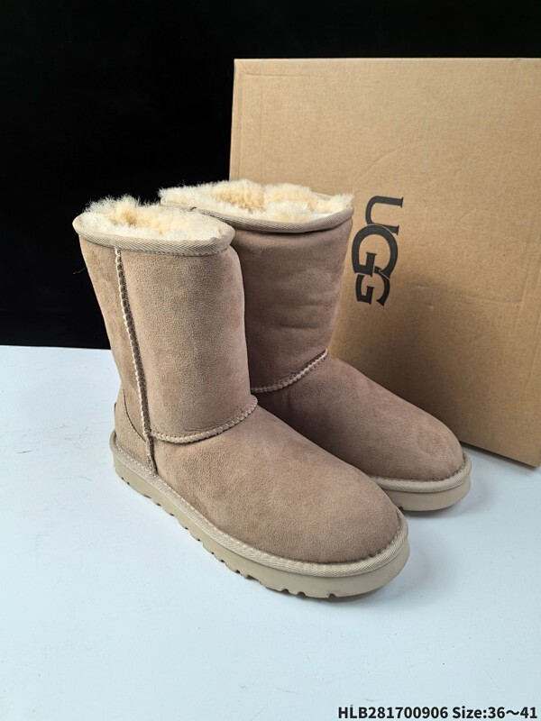 集合  ✅UGG 绒面高帮 英伦风厚底增高柔软舒适 日常通勤 加绒保暖 雪地靴