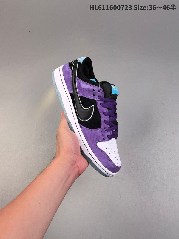 Nike SB Dunk Low 紫白红 纯原大厂出品 极力推荐 充正版本  原装头层材料 独家版型蒸餾加工