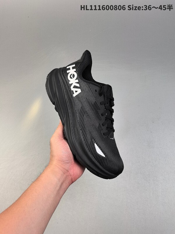 公司级✅HOKA M CLIFTON 9 GTX 全新配色 网面透气 公路运动鞋 新款采用超厚中底的设计