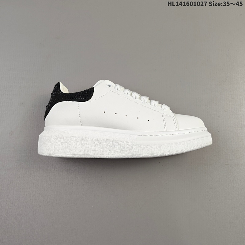 160 意大利高奢品牌Alexander McQueen亚历山大·麦昆 Sole Leather Sneakers低帮时装厚底休闲运动小白鞋 编码：HL141601027 Size:35～45