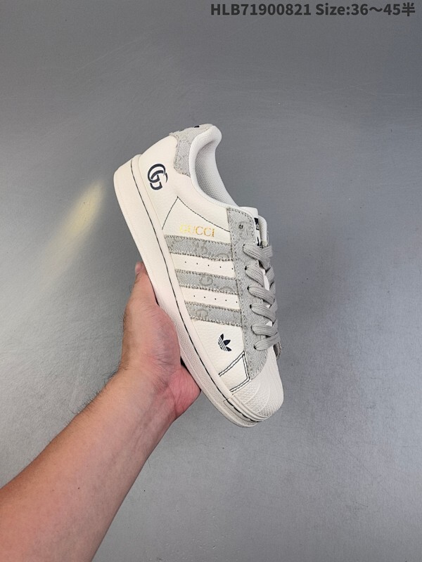 阿迪达斯Adidas三叶草 Originals Superstar 贝壳头系列低帮经典百搭休闲运动板鞋定制版