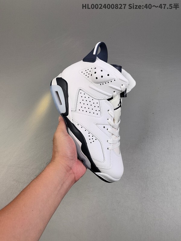 小蛮腰版本❗️ Air Jordan 6 Retro "Midnight Navy" 高帮 海军蓝 AJ6 乔丹6代 aj6 乔6 高邦 白蓝 乔丹篮球鞋系列