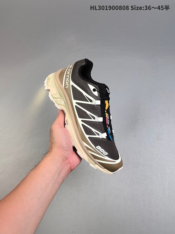 集合  Salomon XT-6 Recut 元祖灰 萨洛蒙机能风户外越野跑鞋 实拍上架 鞋面采用SENSIFIT贴合技术 全方位贴合包裹脚型 鞋跟部鞋底牵引设计