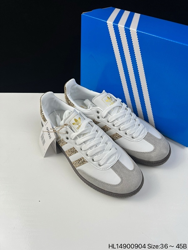 真标✅Adidas Originals Samba OG 桑巴舞系列 阿迪达斯 三叶草 绅士德训足球风百搭低帮休闲运动板鞋