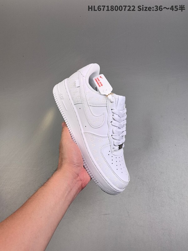 公司级✅NIKE AIR FORCE 1‘07LV 原楦头原纸板 打造纯正低帮空军版型 专注外贸渠道 全掌内置蜂窝气垫