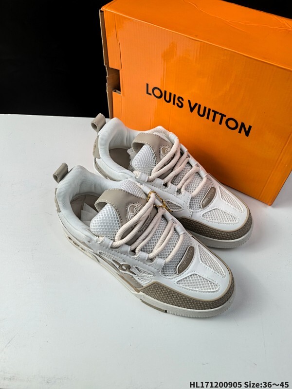 集合  真标✅Louis Vuitton Trainer Sneaker Low 全新 LV 路易威登 休闲运动文化百搭板鞋