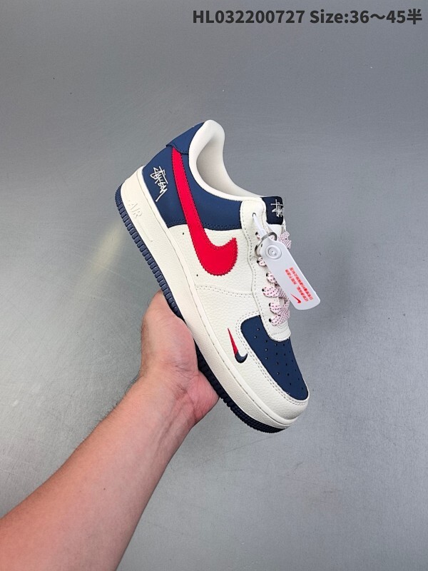 公司级！耐克Nike Air Force 1 Low 空军一号低帮百搭休闲运动板鞋 柔软、弹性十足的缓震性能和出色的中底设计