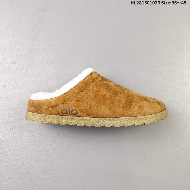 150 公司级✅Alo Yoga Recovery Slipper 舒适简约 保暖防磨 防滑包头拖鞋 ID:HL281501026 Size:36～45