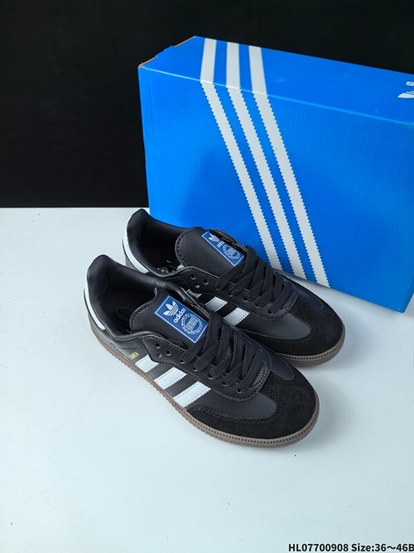 真标✅Adidas Originals Samba XLG 桑巴舞系列 阿迪达斯 三叶草 绅士德训足球风百搭低帮休闲运动板鞋