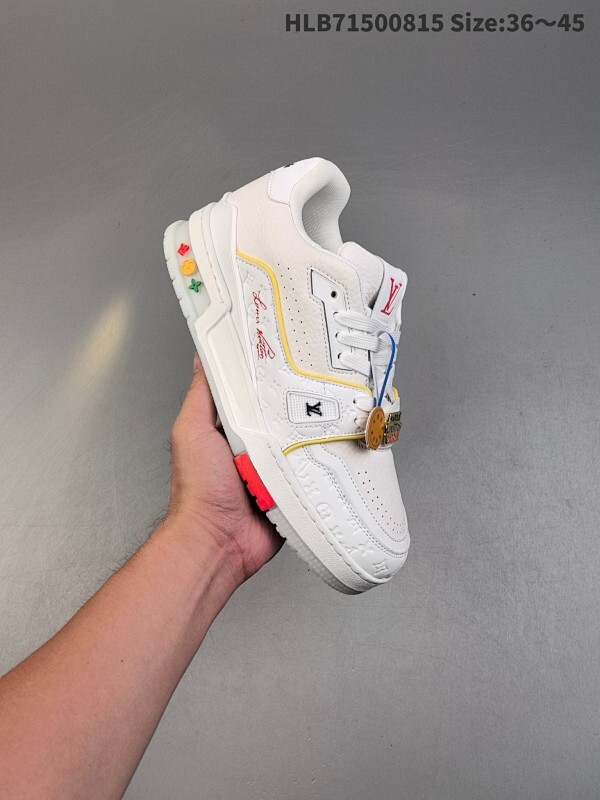 全新LV路易威登Louis Vuitton Trainer Sneaker Low休闲运动文化百搭板鞋