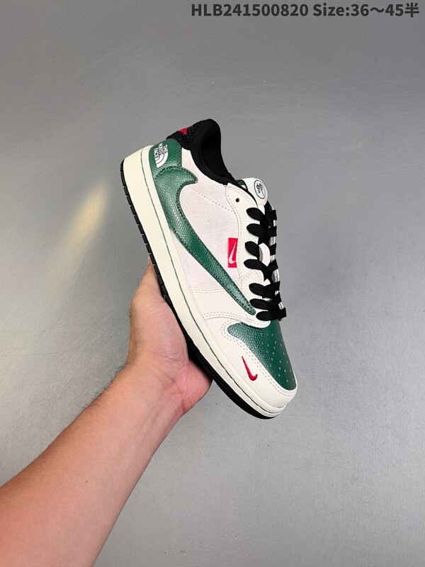 特价‼️  公司级✅Nike Air Jordan 1 x Travis Scott AJ1倒勾 乔一倒钩 ‘DIY’定制 耐克 低帮文化篮球鞋