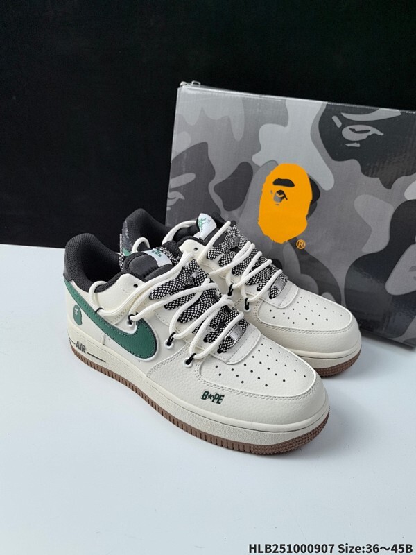 集合特价‼️ 公司级✅NIKE AIR FORCE 1‘07 LV8 原楦头原纸板 打造纯正低帮空军版型 专注外贸渠道 全掌内置蜂窝气垫
