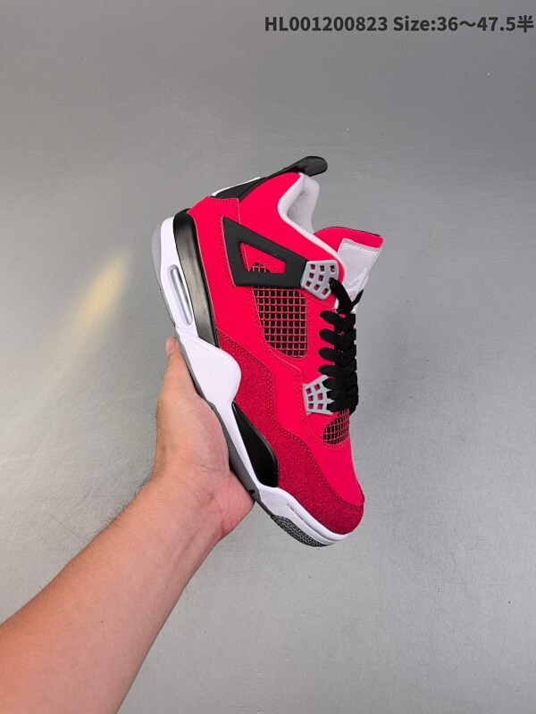 真标带半码 Air Jordan 4 Retro "Toro Bravo" 复刻愤怒的公牛 AJ4 乔丹4代 aj4 乔4 复刻公牛红 乔丹篮球鞋系列