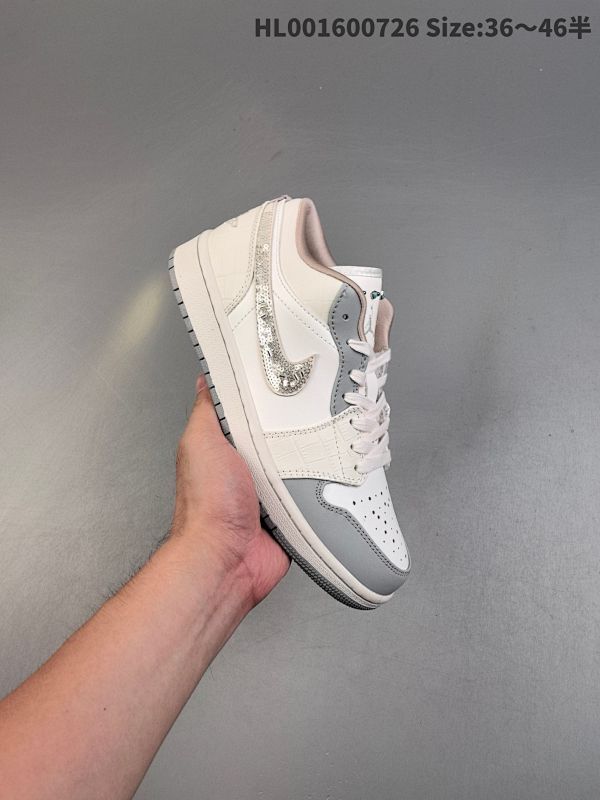 Air Jordan 1 Low "Soft Pearl" WMNS 低帮 浅珍珠白 AJ1 乔丹1代 aj1 乔1 低邦 浅烟灰色