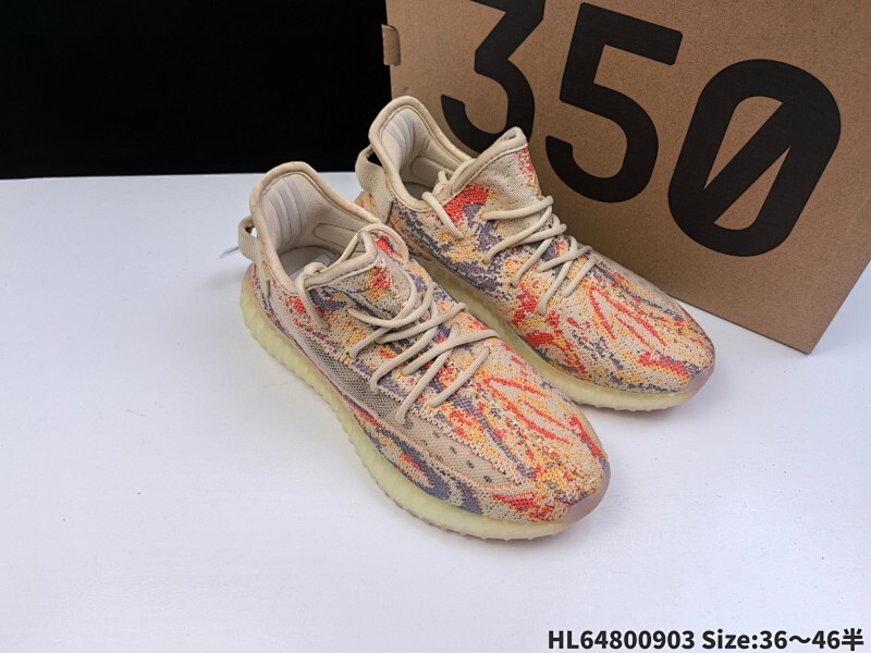 集合一  真爆✅阿迪达斯Adidas Yeezy Boost 350V2 椰子 镂空呼吸网纱材质 侃爷限定 百搭轻便爆米花中底休闲运动慢跑鞋