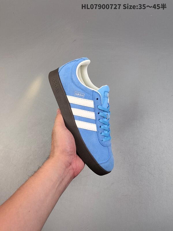 Adidas「T头鞋」阿迪达斯 VL COURT 2.0 SHOES 运动休闲板鞋小白鞋，这款T形鞋头运动鞋,