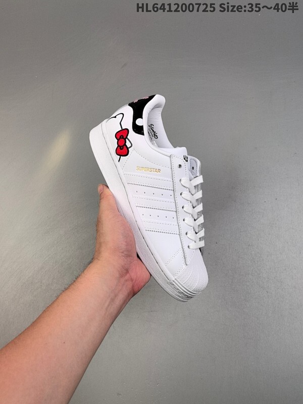 阿迪达斯Adidas三叶草 Originals Superstar Pride RM贝壳头系列低帮经典百搭休闲运动板鞋