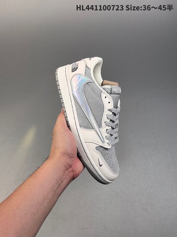 真标✅Nike Air Jordan 1 x Travis Scott AJ1倒勾 乔一倒钩 耐克 低帮文化篮球鞋