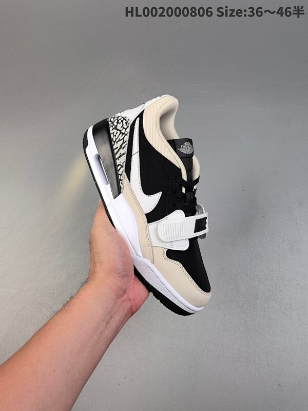 头层带半码 Air Jordan Legacy 312 Low 低帮 黑白棕 AJ312 乔丹312代 aj312 乔312 低邦 黑白棕 乔丹篮球鞋系列 号称