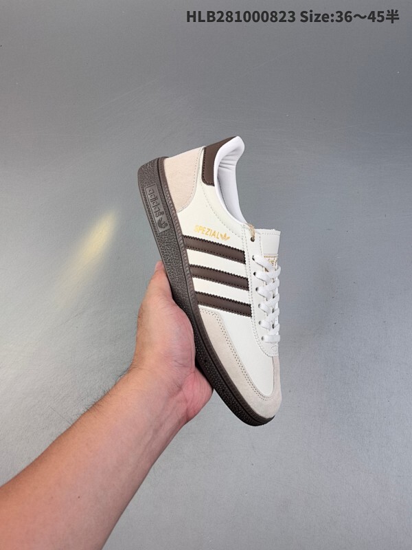 集合 真标✅Adidas Handball Spezial 阿迪达斯经典款 复古休闲板鞋 全鞋采用反毛皮制作 牛筋耐磨大底