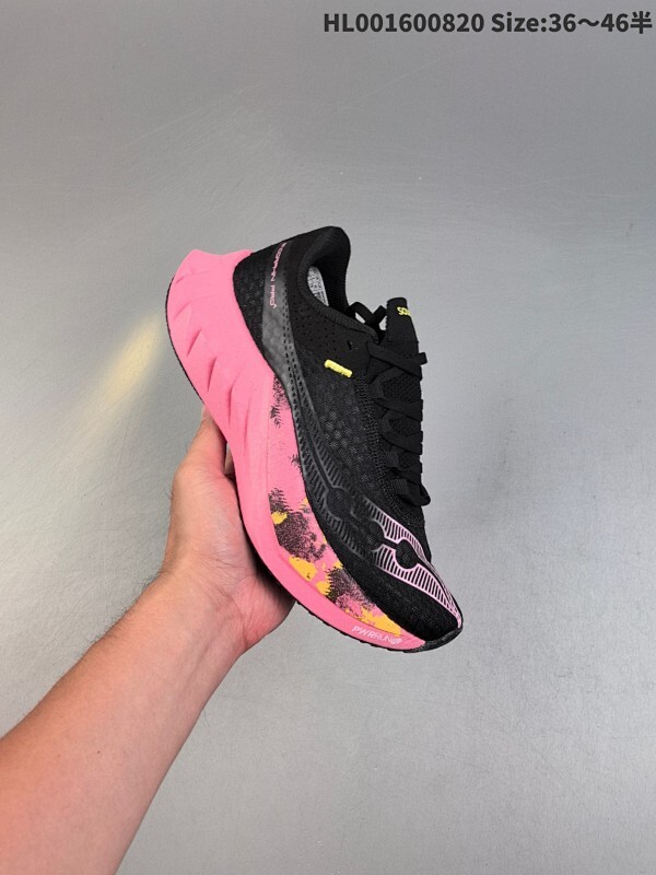 抽拉盒❗️真爆带半码 Saucony Endorphin Pro 4 索康尼 啡鹏4代 低帮 无锡樱花限定 男女同款 旗靓运动系带减震耐磨透气低邦马拉松跑步鞋