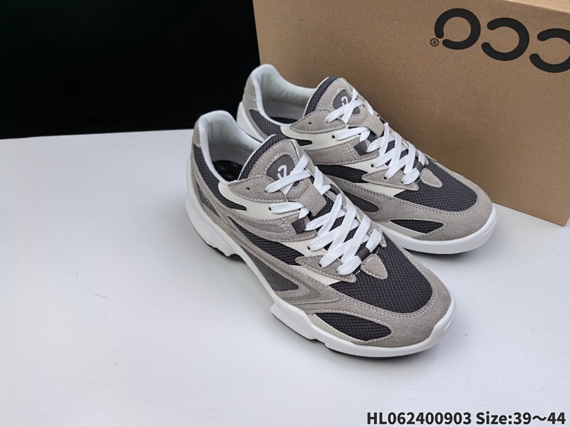 集合  公司级✅Ecco爱步 BIOM C-TRAIL系列 牛皮 圆头厚底系带 低帮 徒步鞋