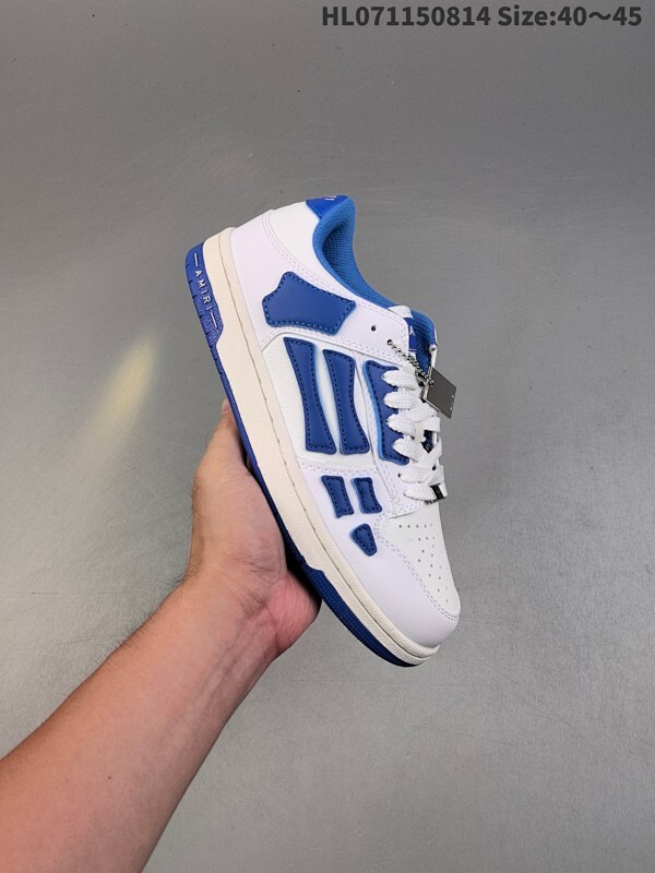 埃米尔amiri低帮骨头鞋王一博dunk休闲透气男女新款板鞋春夏情侣同款运动鞋。在近两年最火的Skel-top-low-sneaker