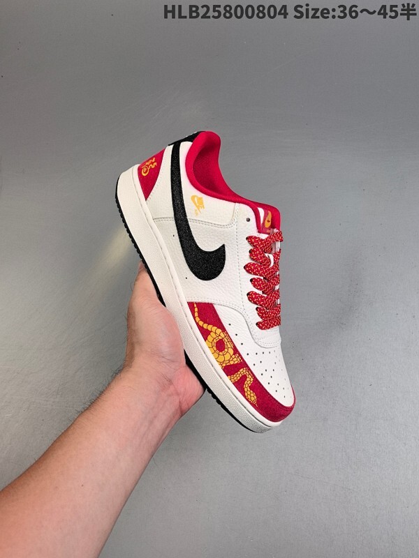 特价福利‼️  公司级✅NIKE COURT VISION LO ‘DIY’定制 低帮百搭 透气休闲运动板鞋  兼顾舒适脚感和出众风范