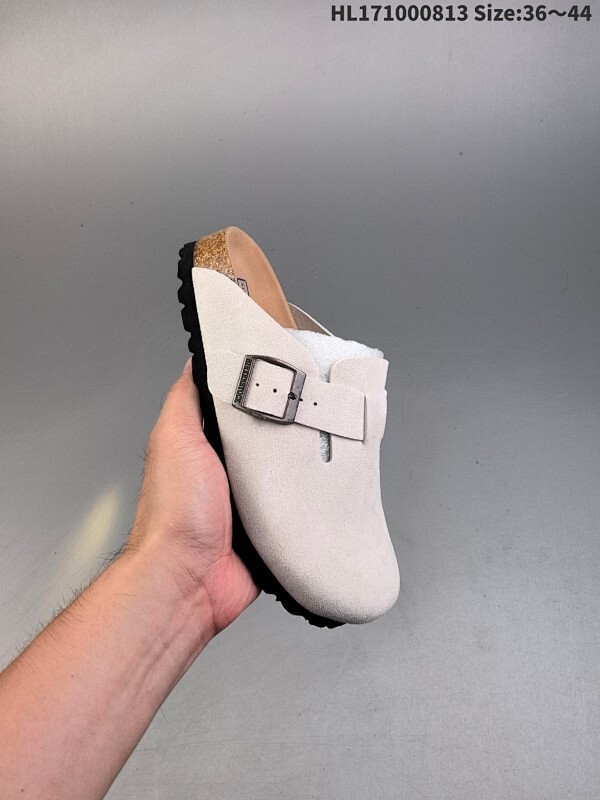 集合  德国百年知名鞋履品牌·博肯Birkenstock 秋冬新款 勃肯半拖凉鞋系列加棉 加绒包头拖鞋