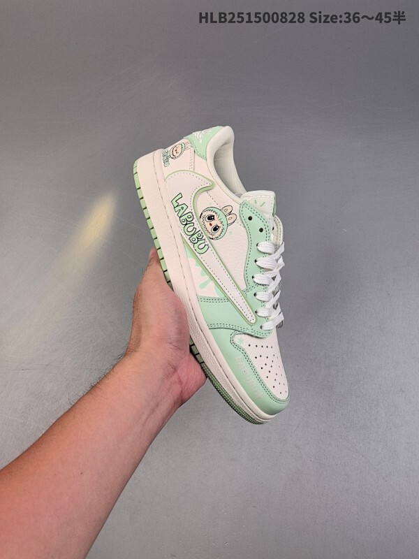 AJ1倒勾Travis Scott x Air Jordan 1 ” Reverse Mocha “ AJ1乔1 TS 闪电 联名倒钩 低帮文化篮球鞋