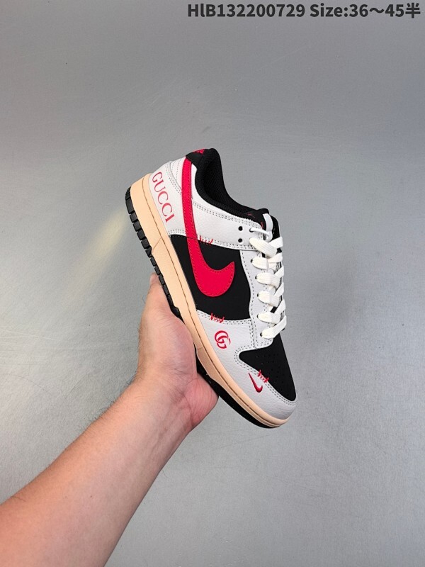 公司级✅Nike Dunk Low Retro ‘DIY高端定制’耐克 低帮休闲运动板鞋GUCCI 原装头层材料