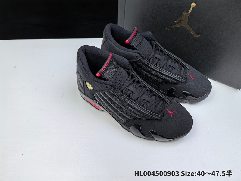 纯原版本 真碳 Air Jordan 14 Retro "Last Shot" 中帮 黑红 最后一投 AJ14 乔丹14代 aj14 乔14 中邦 最后一投 乔丹篮球鞋系列