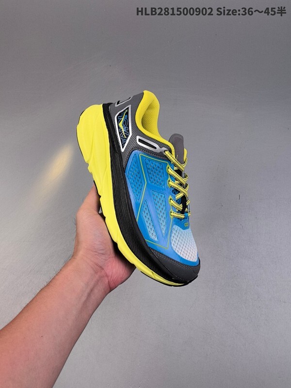 公司级✅HOKA M CLIFTON ONE9 轻量低帮户外越野跑鞋 户外山脉越野轻量运动跑鞋  鞋面用轻的无缝架构