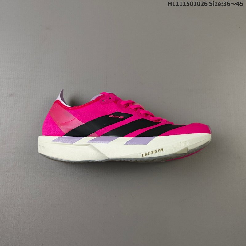 150 公司级✅Adidas Adizero Takumi Sen 11 W 阿迪达斯 耐磨减震专业跑步鞋 无论是平时训练还是马拉松 让这款跑步鞋伴你畅快开跑 兼具舒适性和结构感 搭载Lightstr